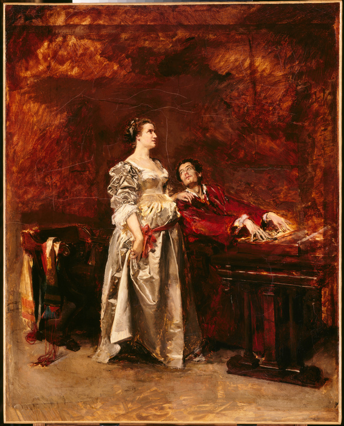 Jeune femme chantant