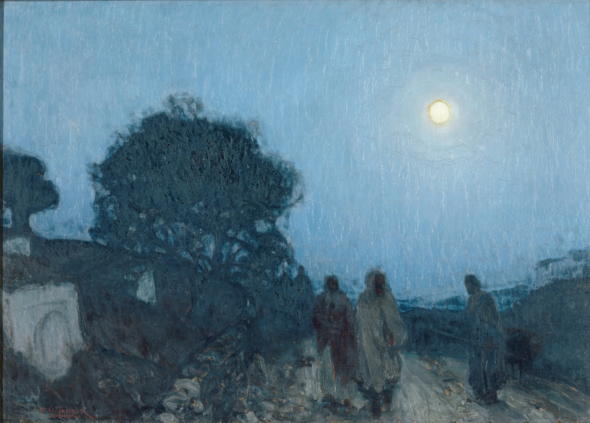 Le Christ et ses disciples sur la route de Béthanie