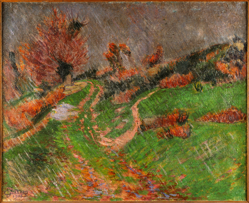 Pluie à Pont-Aven