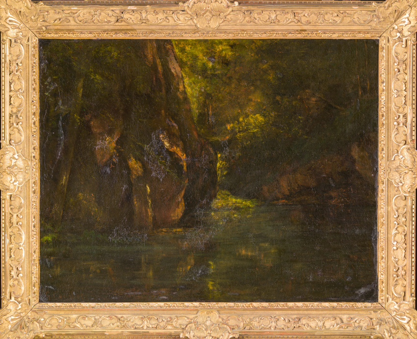 Ruisseau entre des rochers